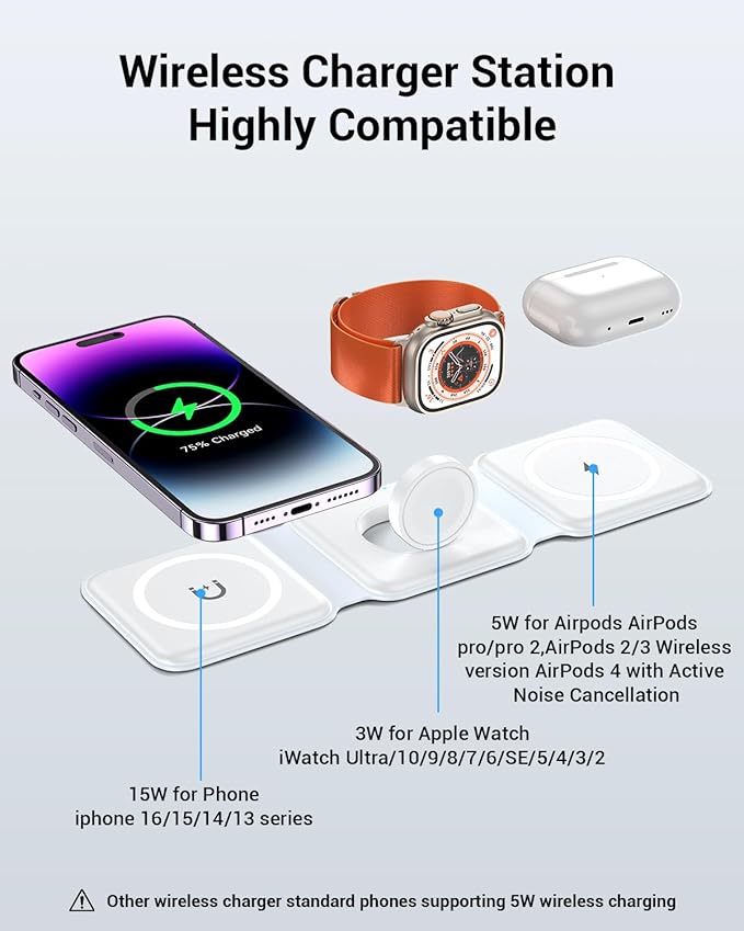 3-in-1 Wireless Charging Pad