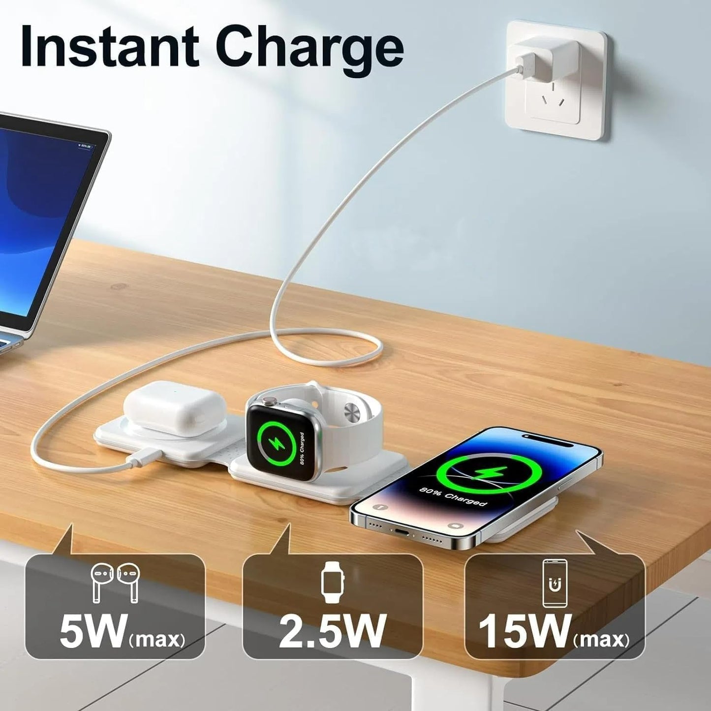 3-in-1 Wireless Charging Pad