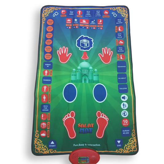 Educational Interactive Prayer Mat, Salah Mat